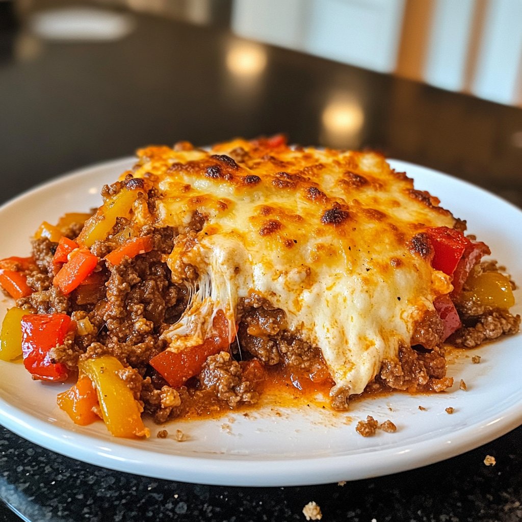 Ground Beef Skillet Italian Style