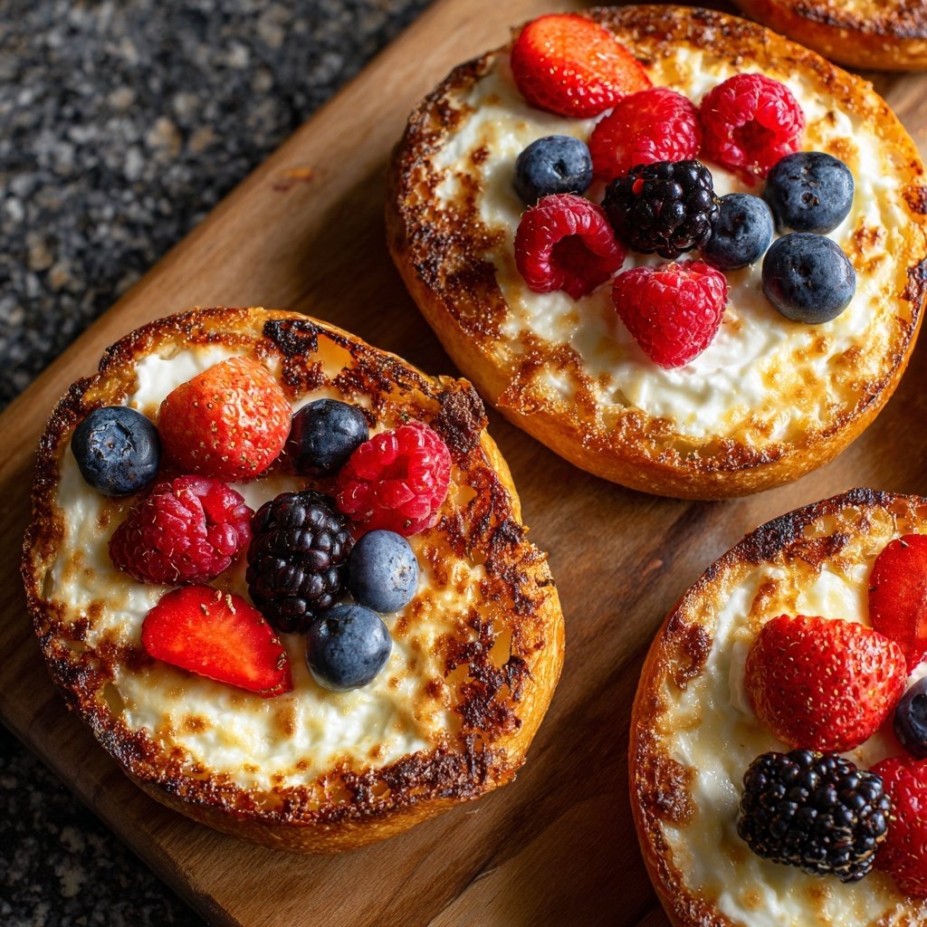 Toasted Yogurt Bagels