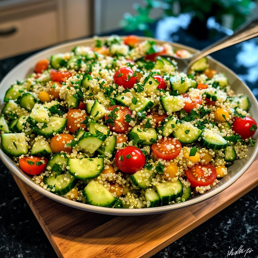 Easy Quinoa Salad Lunch