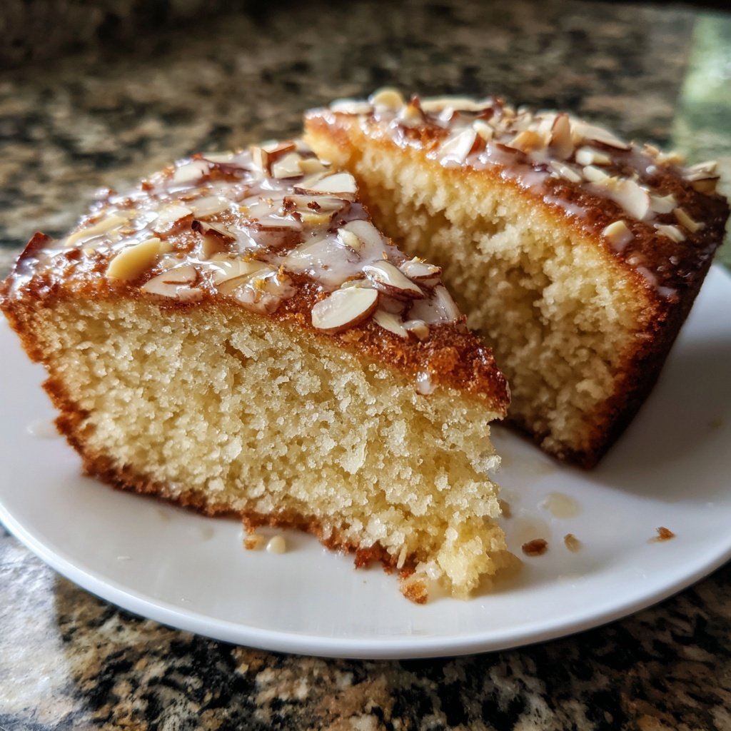 Vanilla Almond Yogurt Cake