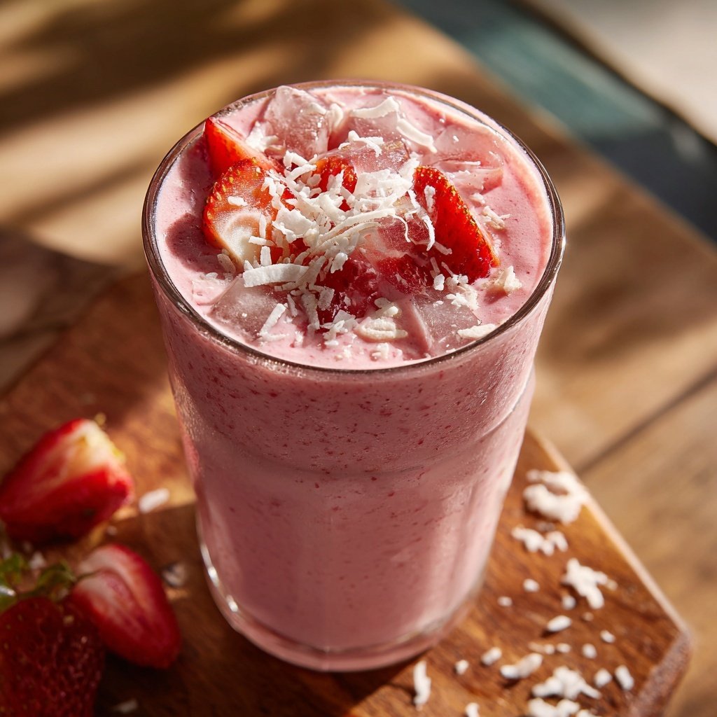 Strawberry Coconut Smoothie