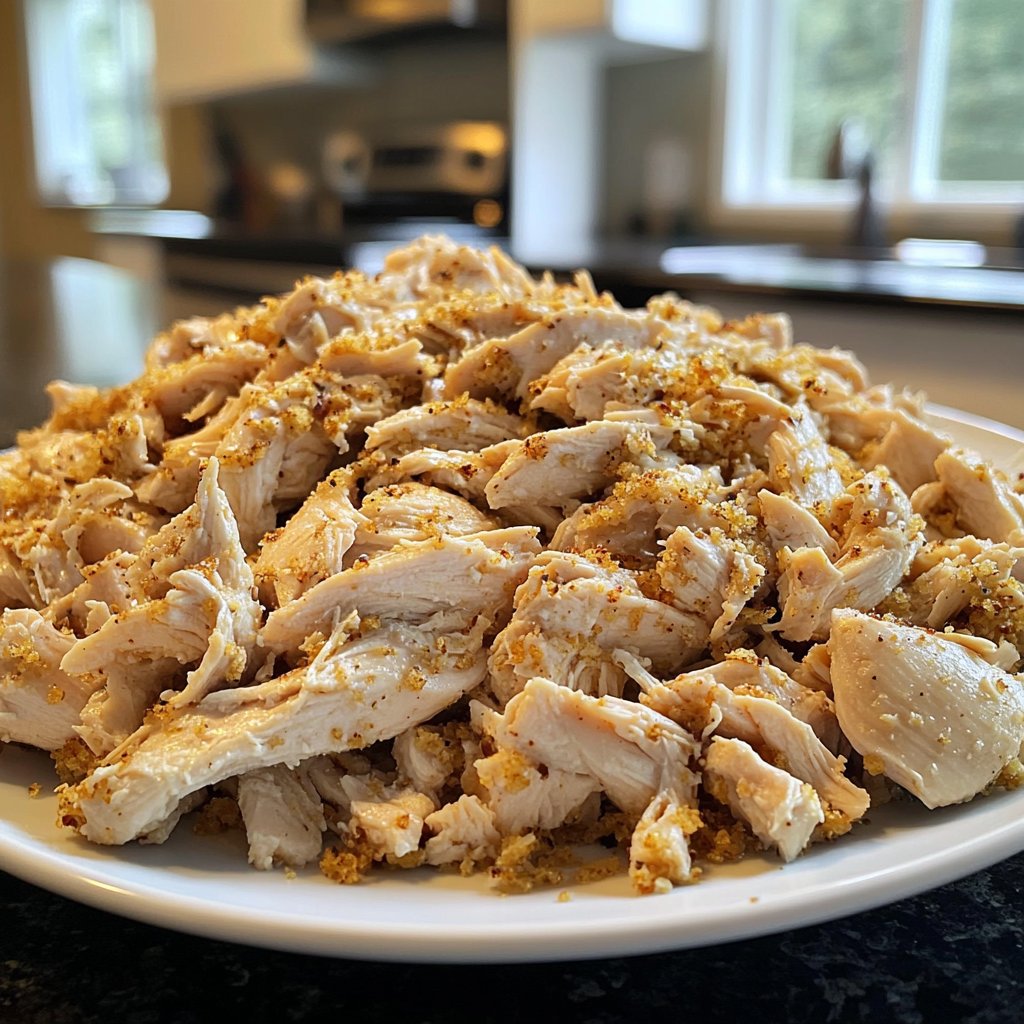 Simple Slow Cooker Shredded Chicken