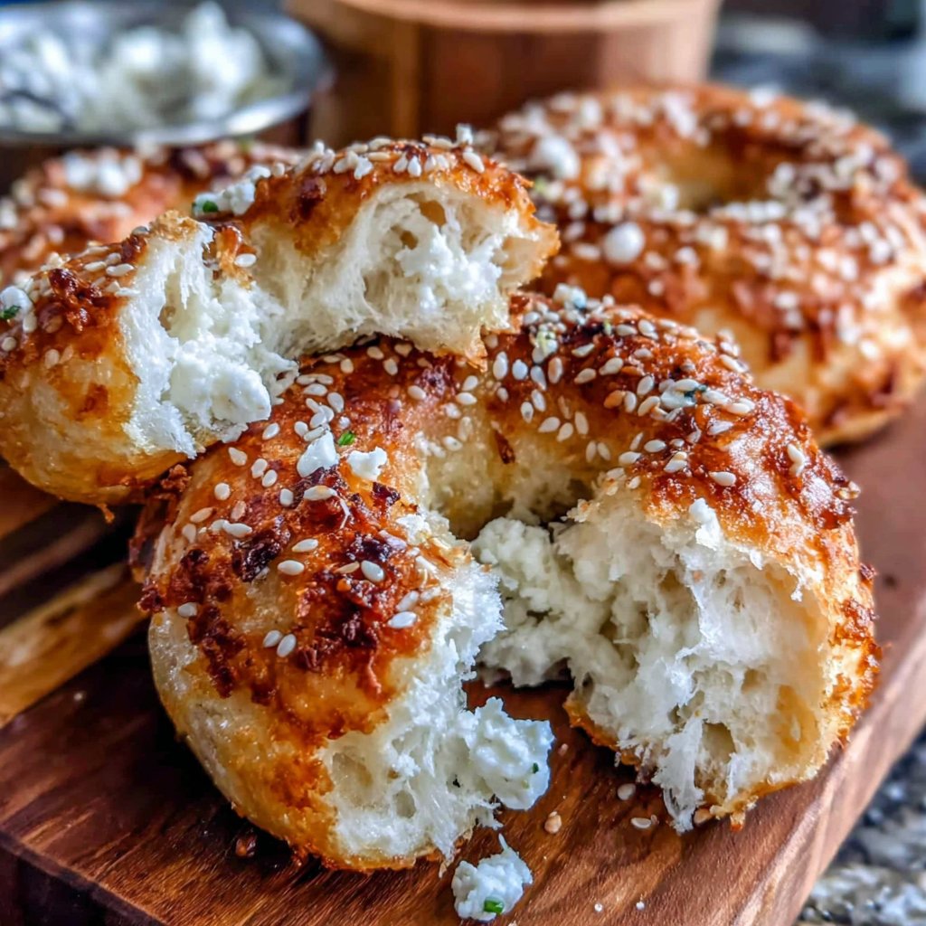 Greek Yogurt Protein Bagels Baked
