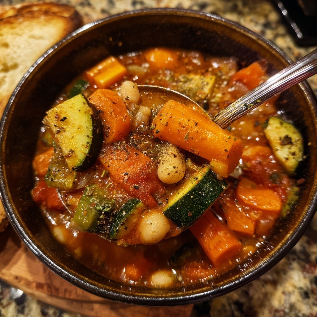 Healthy Crockpot Italian Vegetable Stew