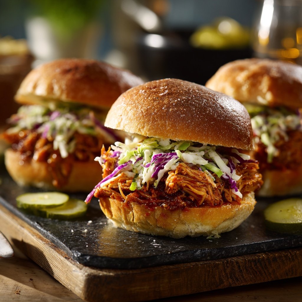 Easy BBQ Jackfruit Sliders