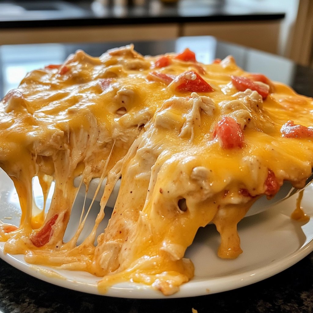 Dump-and-Go Crockpot Chicken Queso Dip