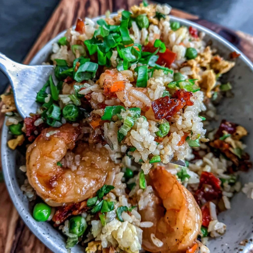 Easy Healthy Shrimp Fried Rice