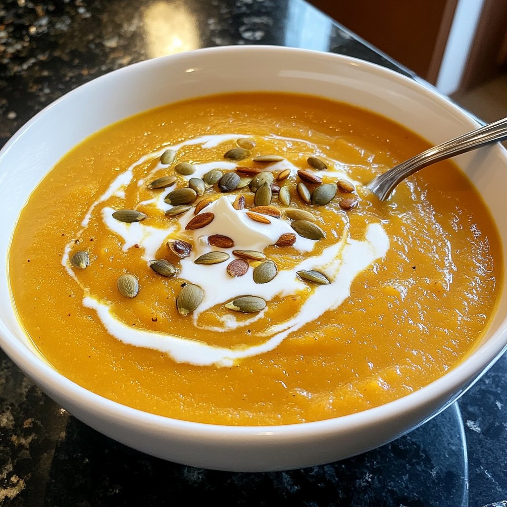 Squash Soup Thick and Creamy
