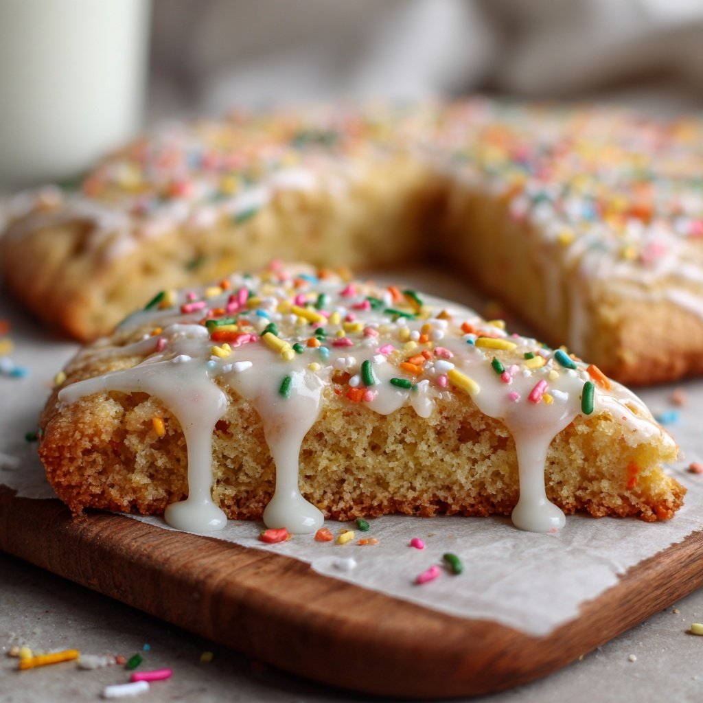 Vanilla Sugar Cookie Snack Cake