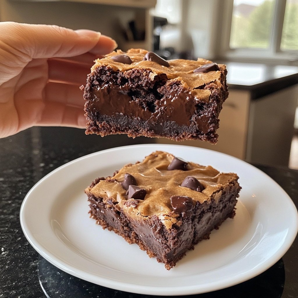 Fudgy Chewy Brookies