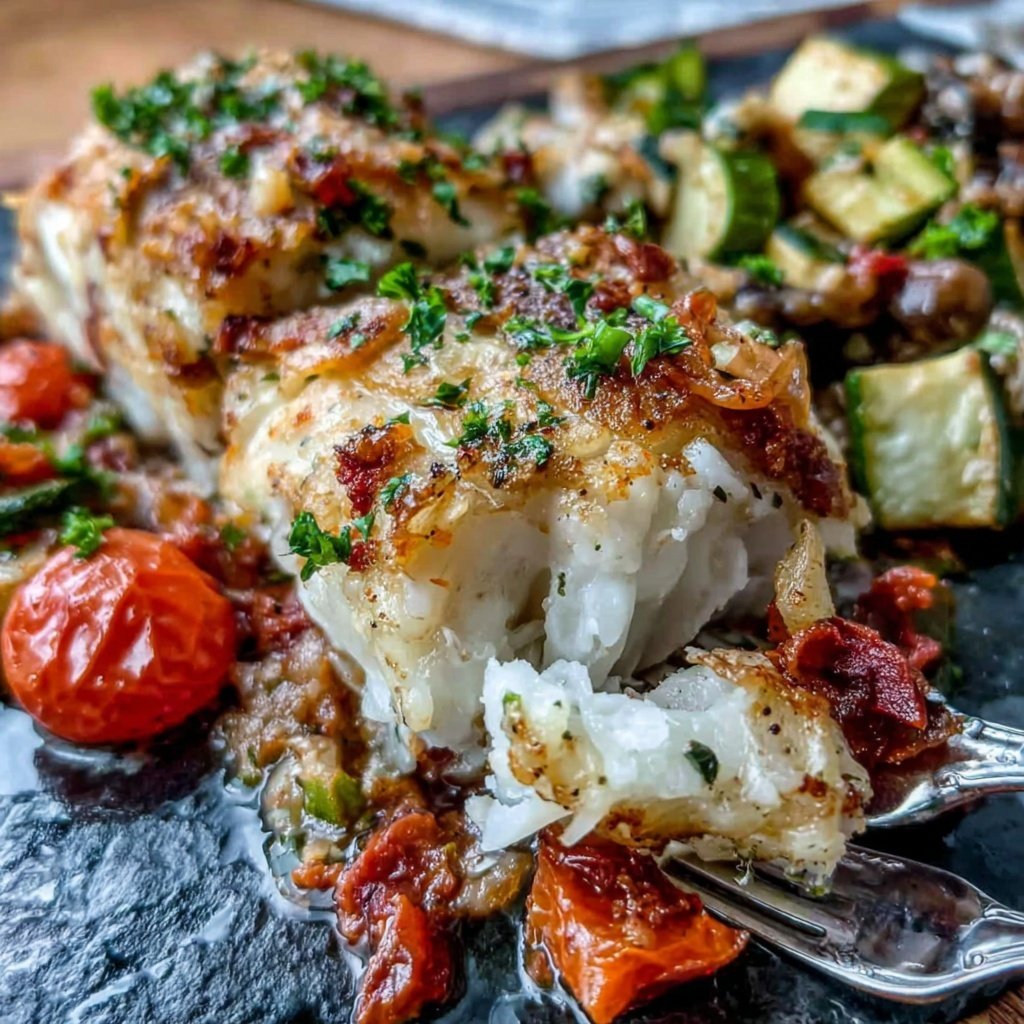 Easy Healthy Baked Cod With Vegetables