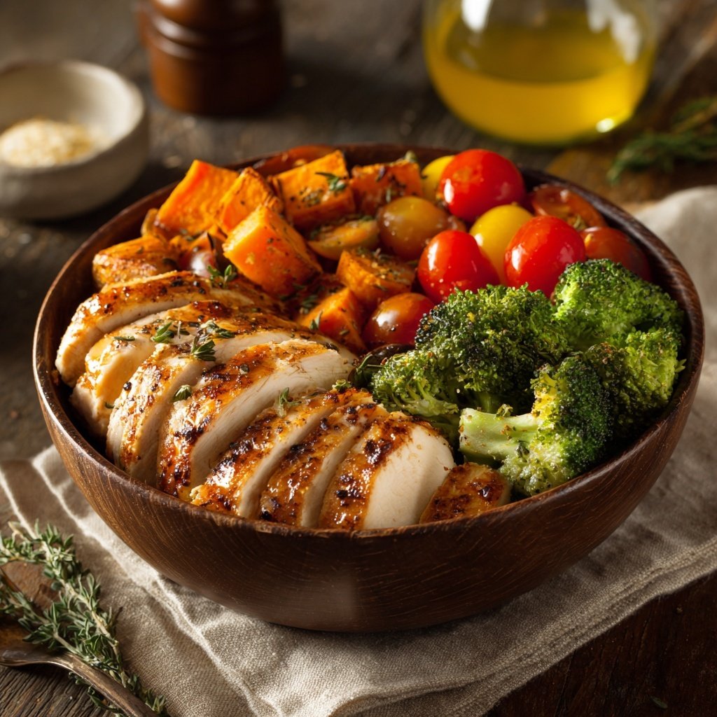 High Protein Chicken Meal Bowl