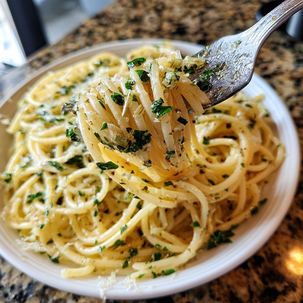 Quick & Easy 15-Minute Garlic Pasta