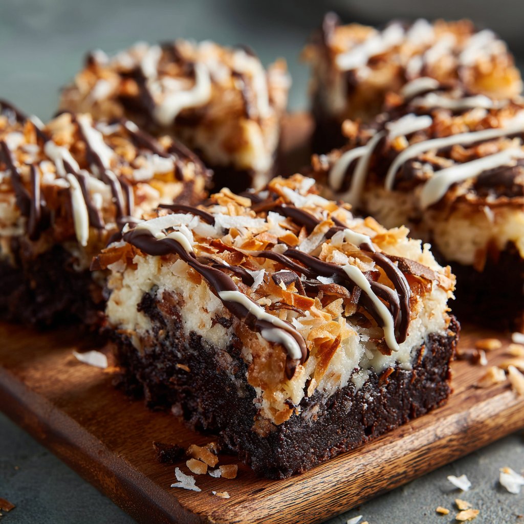Cottage Cheese Brownies with Coconut